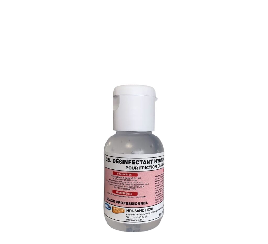 Gel hydroalcoolique Flacon 60ml - ST0500