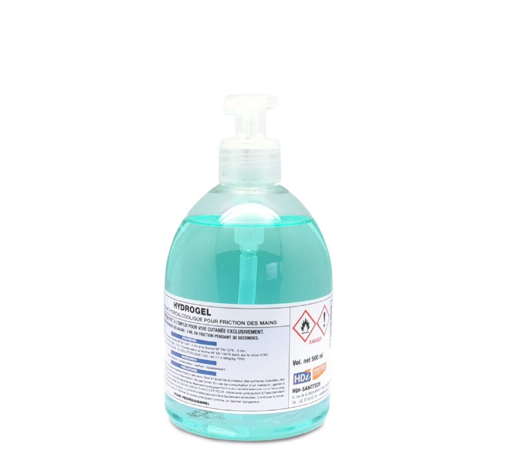 Gel hydroalcoolique Flacon 500 ml - ST0504